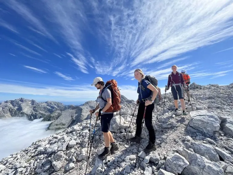 kanjavec er en fantastisk klatretur med en av de beste utsiktene over de julianske alper.
