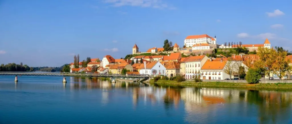 Ptuj, view from Drava river