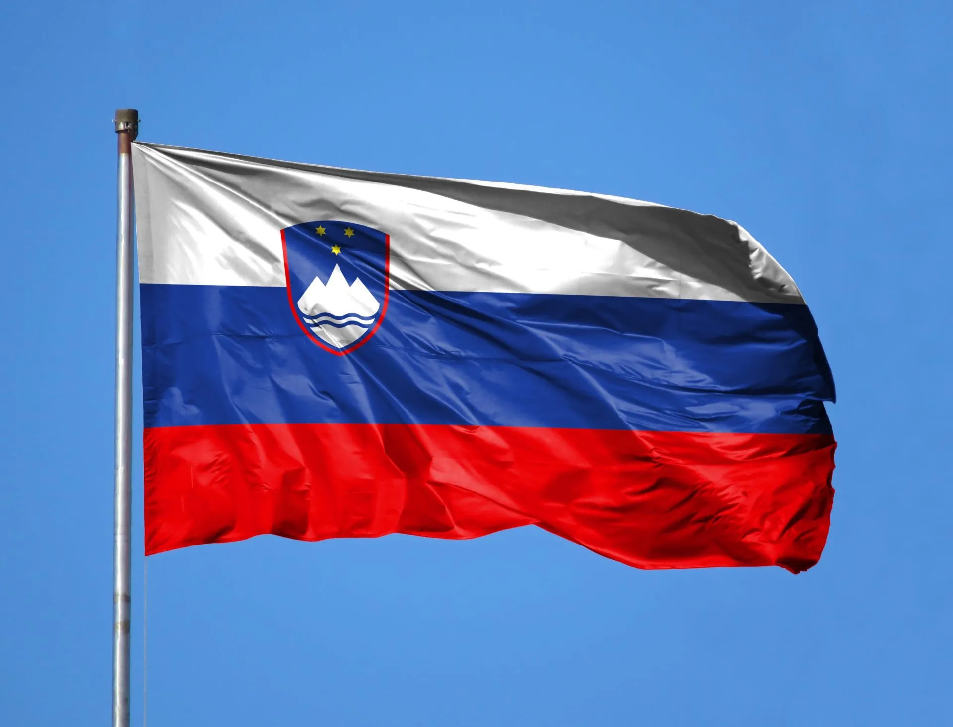 Slowenische Flagge