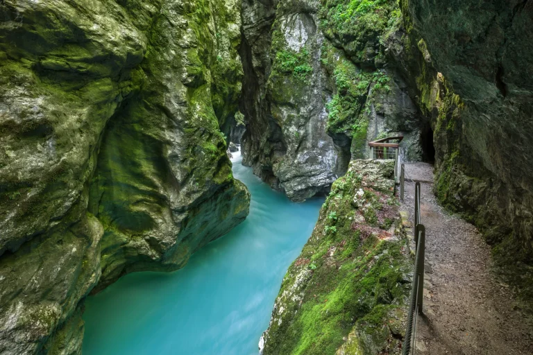 tolmin gorge in triglav national park scaled