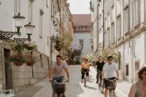 Tur på cykel Ljubljana